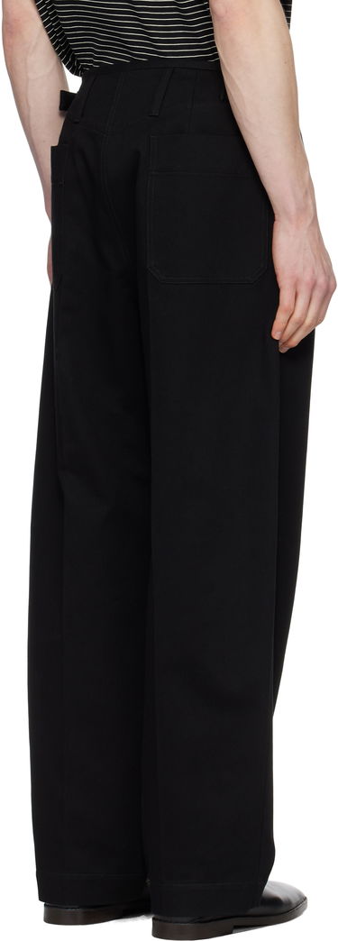 Bukser LEMAIRE Lemaire Pleated Carrot Trousers Sort | PA1194 LF1365, 2