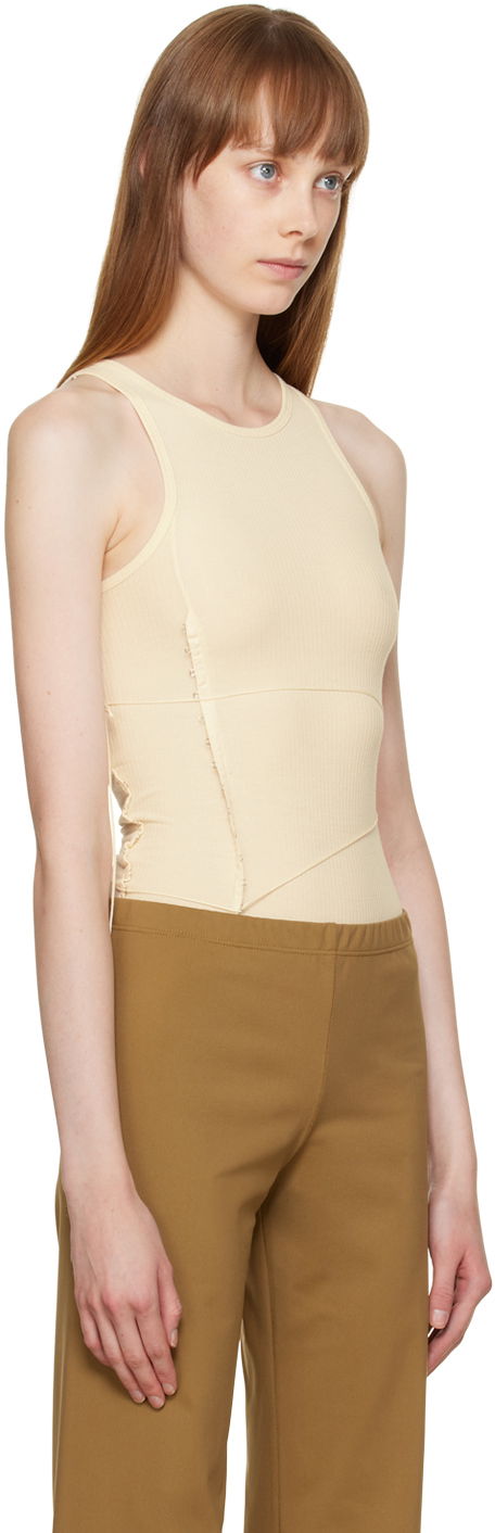 Tanktop Baserange Baserange Tie Bodysuit Beige | ONTI-RB-WI22, 1