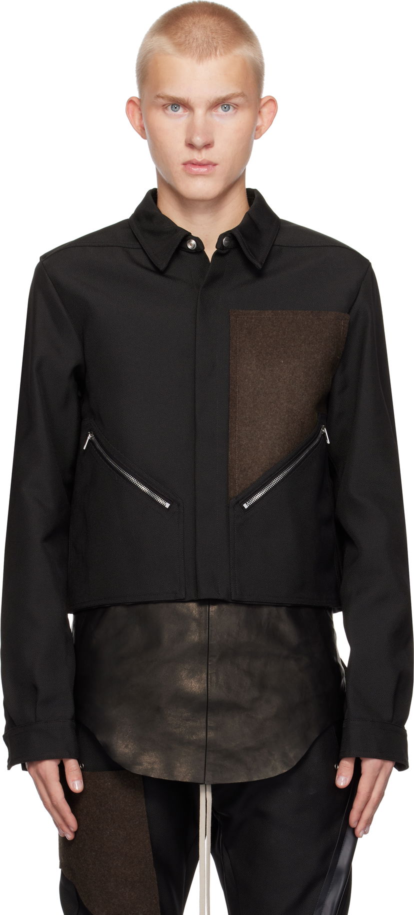 Jakke Rick Owens Porterville Alice Jacket Sort | RR02D6743 HDUWTY