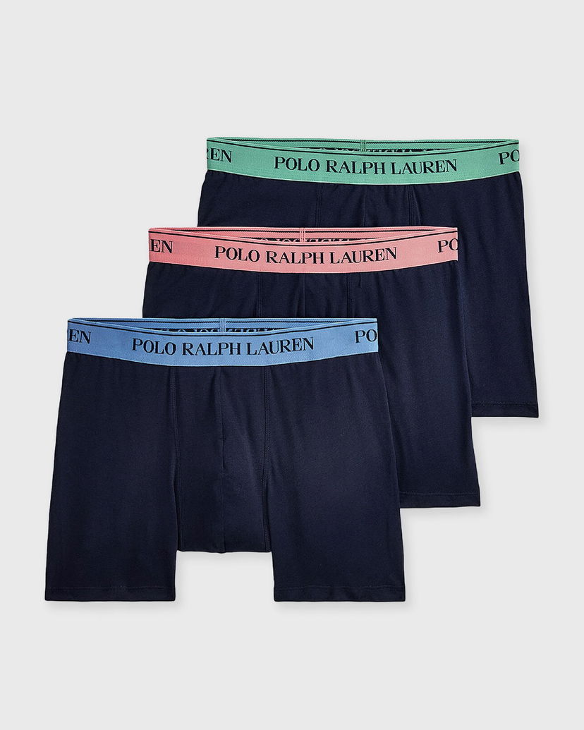 Boksere Polo by Ralph Lauren Boxer Brief 3-Pack Flerfarvet | 714830300089