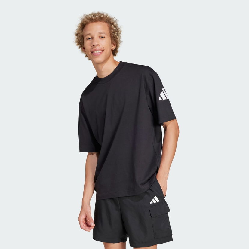 T-shirt adidas Performance Loose Fit Logo T-Shirt Sort | JF3615