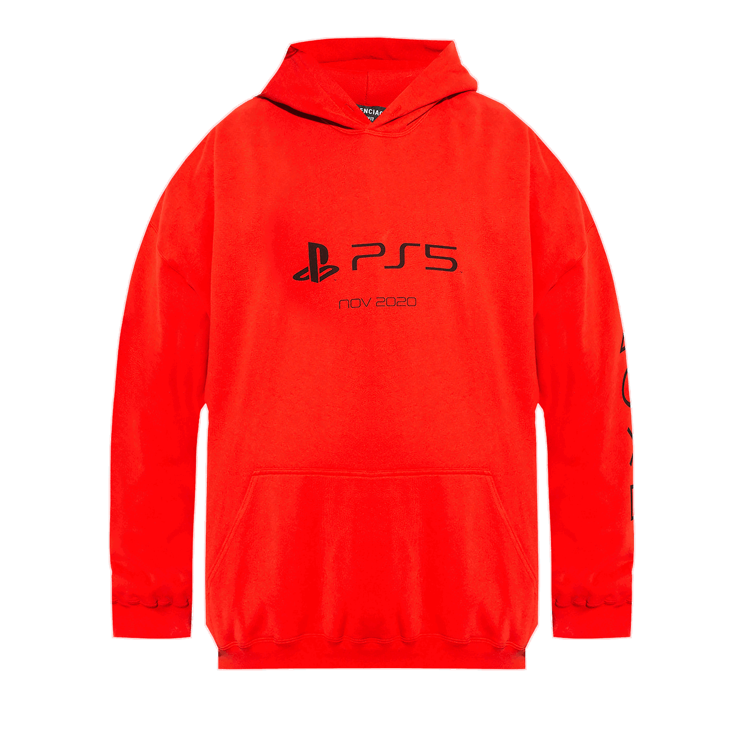Sweatshirt Balenciaga Playstation Boxy Hoodie Rød | 651799 TKVF4 6552, 0