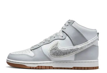 Sneakers og sko Nike Dunk High University Chenille Swoosh "Light Smoke Grey" Grå | DR8805-003, 1