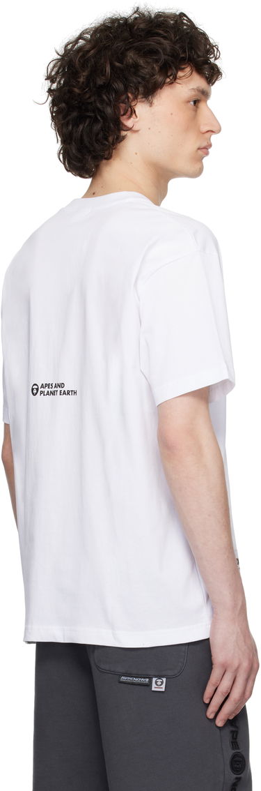 T-shirt AAPE by A Bathing Ape AAPE By A Bathing Ape 'AAPER' Logo Short Sleeve T-Shirt Hvid | AAPTEM1611XXNWHX, 2