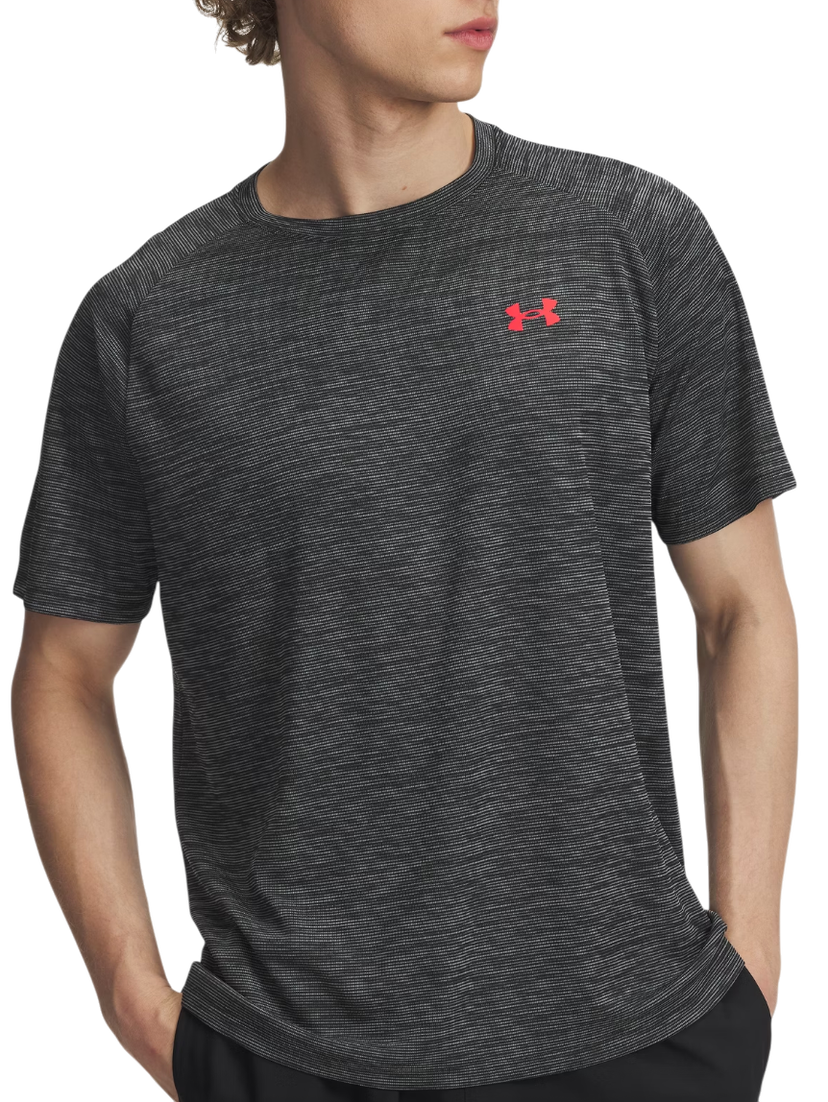 T-shirt Under Armour Under Armour UA Tech Textured Short Sleeve T-Shirt Sort | 1382796-002