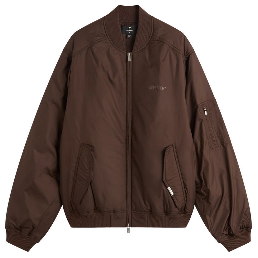 Bomberjakke Represent Clo Smart Bomber Jacket Brun | MLM100125-17