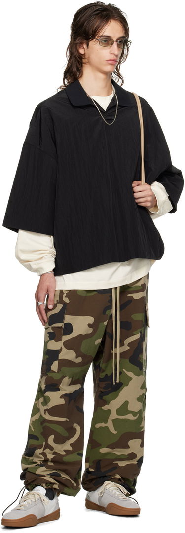 Polo skjorte Fear of God ESSENTIALS Logo Patch Polo Sort | 186BT244120F, 4