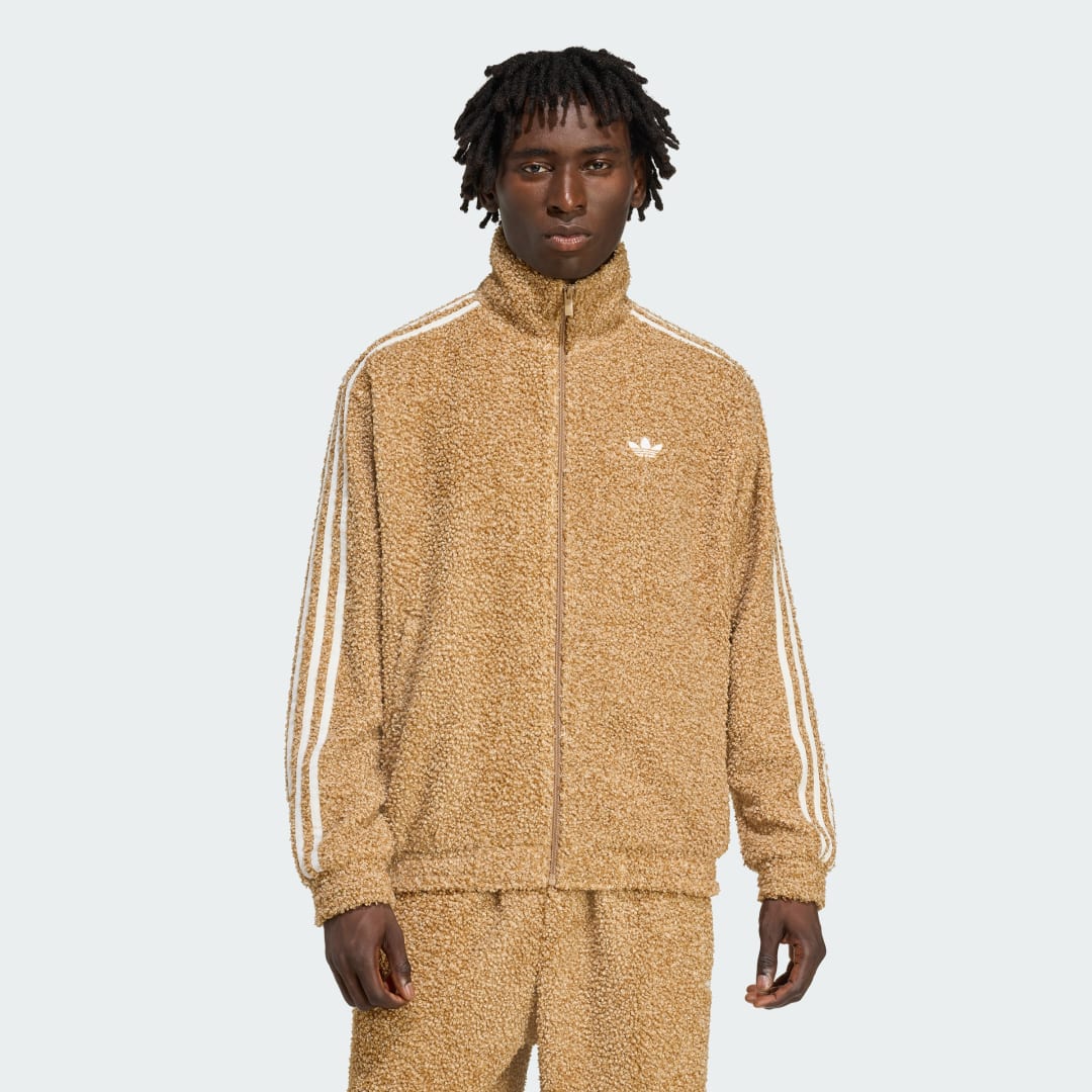 Træningsdragt adidas Performance Firebird Boucle Track Top Brun | KS5274, 0