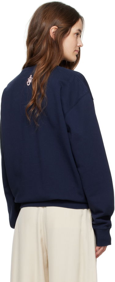 Sweatshirt JW Anderson JW Anderson 'Real Sleep' Sweatshirt Mørkeblå | JW0230-PG1632, 2