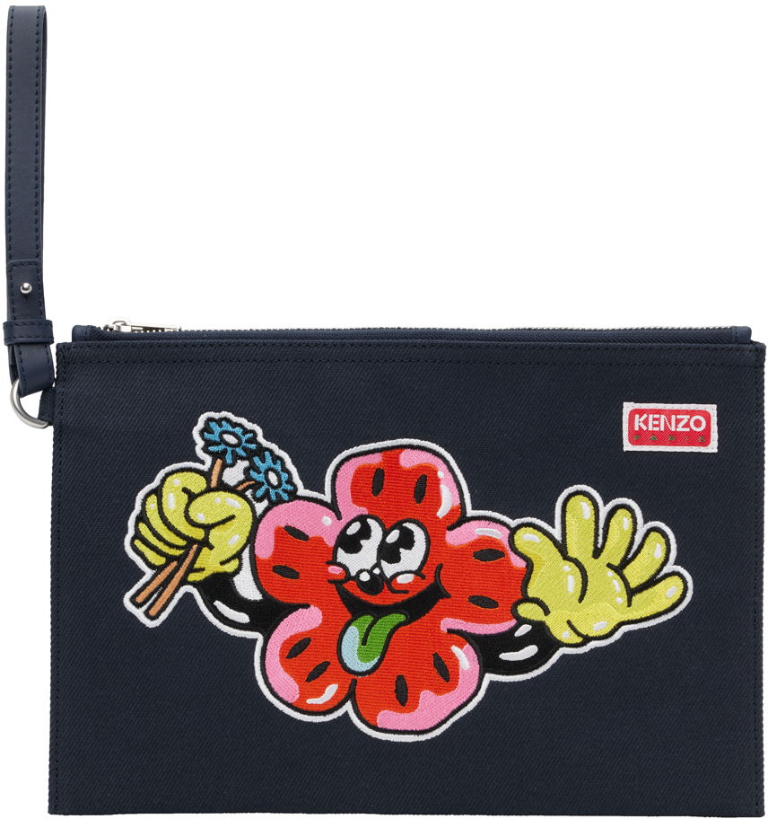 Håndtaske KENZO Paris 'BOKE Boy' Pouch Sort | FD55PM902F34, 0