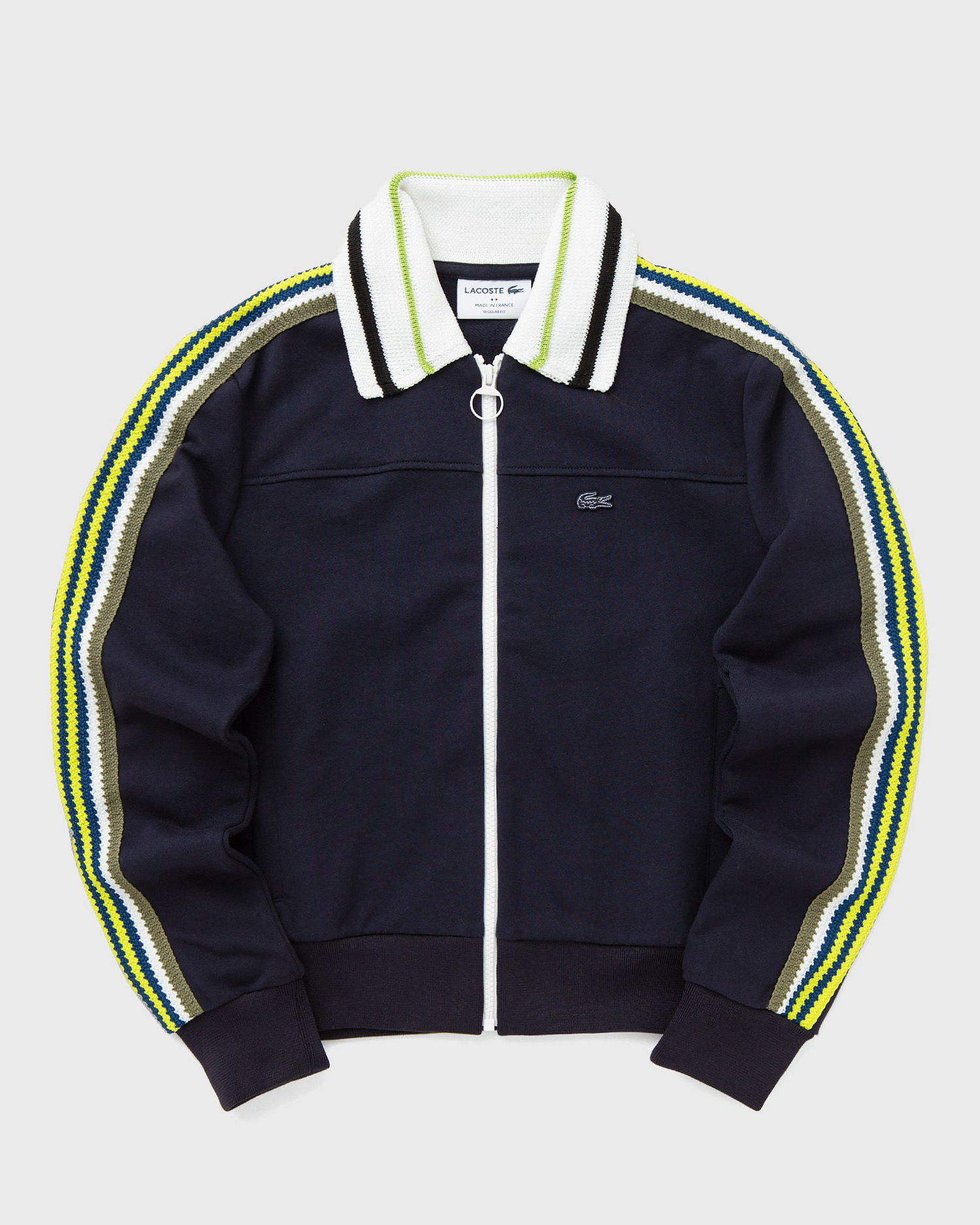 Bomberjakke Lacoste Multicolor Striped Track Jacket Blå | SF2656-I2K, 0