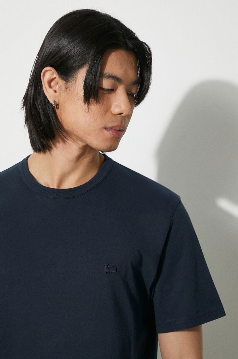 T-shirt WOOLRICH T-Shirt Blå | CFWOTE0093MRUT2926