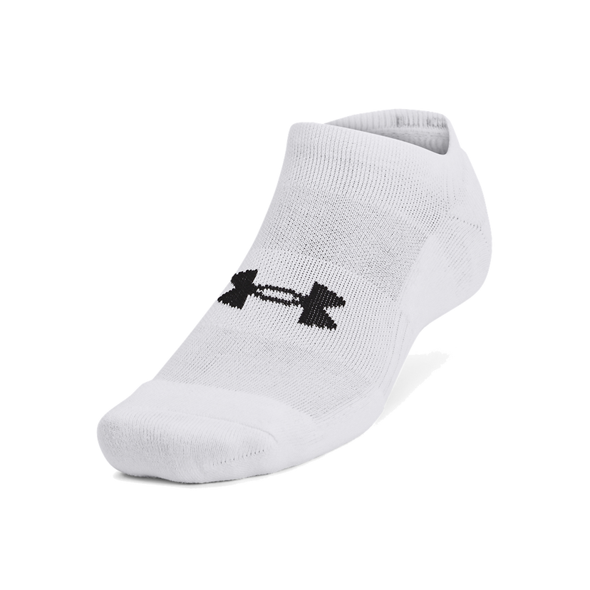 Sokker Under Armour UA TC No Show Socks - 3 Pack Hvid | 1386313-100
