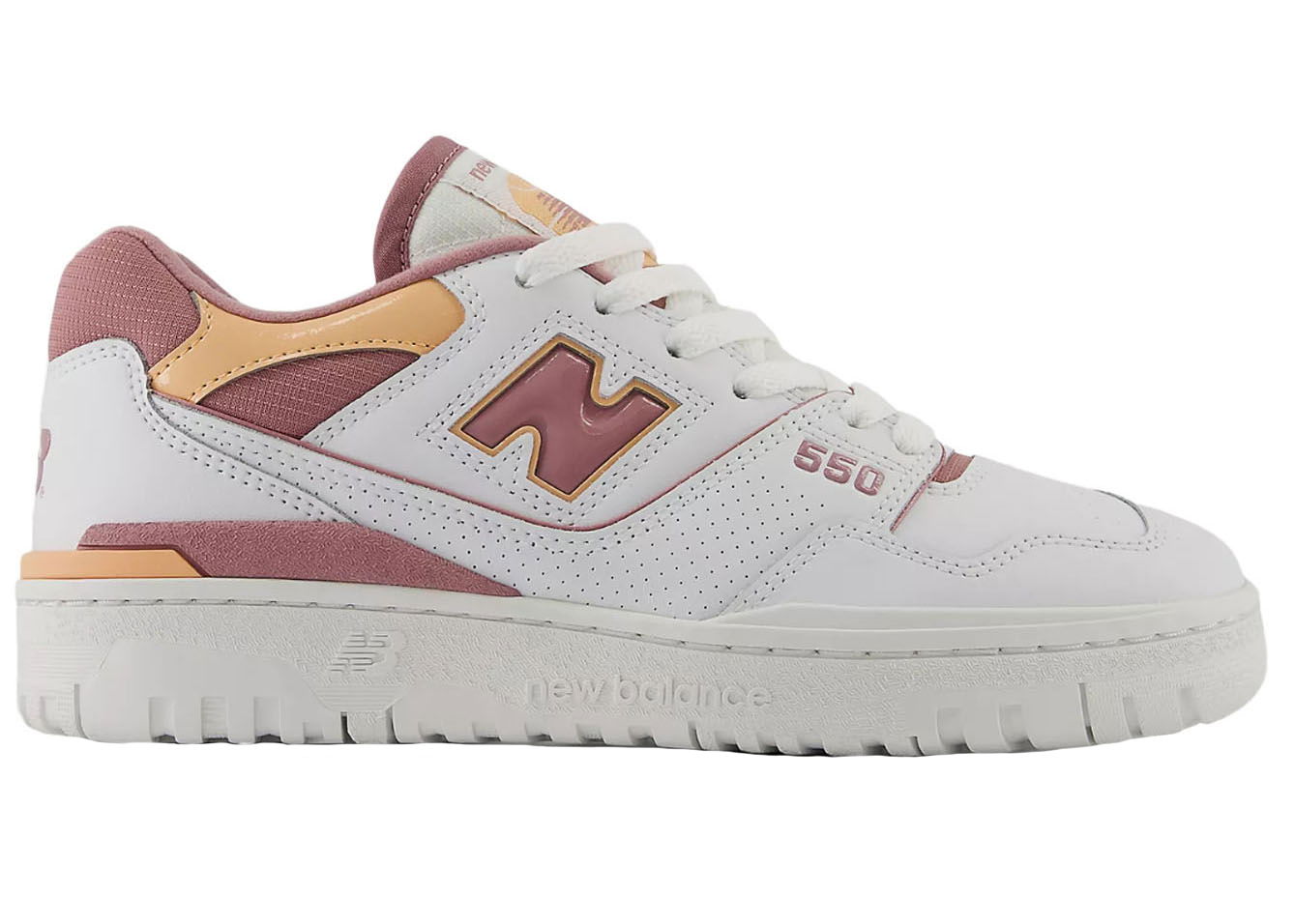 Sneakers og sko New Balance 550 Rosewood Hazy Peach (Women's) Hvid | BBW550EA, 0