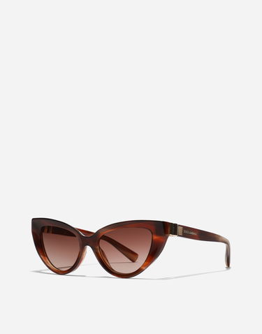 Solbriller Dolce & Gabbana Dolce & Gabbana DG Hinge Cat-Eye Sunglasses Brun | VG4497VP1139V000, 2