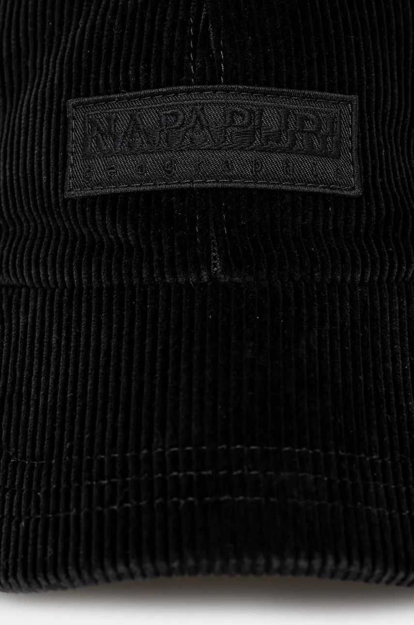 Kasket Napapijri Corduroy Cap With Logo Sort | NP0A4IB20411, 1