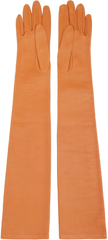 Handsker The Row Long Leather Gloves Brun | 7349-P52, 1