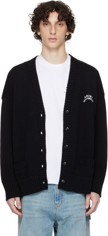 Sweater AMIRI AMIRI Hollywood Cardigan Sort | AWKNCD1027, 0