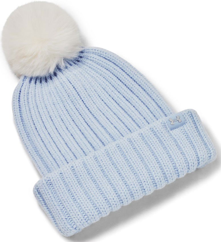 Beanie Under Armour Under Armour Halftime Pom Beanie Blå | 1386637-464