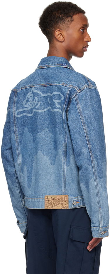 Jakke BBC IceCream ICECREAM Lazer Drip Trucker Denim Jacket Blå | IC24369, 2