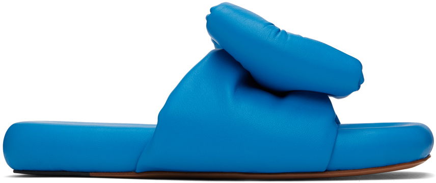 Sneakers og sko Off-White Padded Slides Blå | OWIC005S23LEA0014545, 0