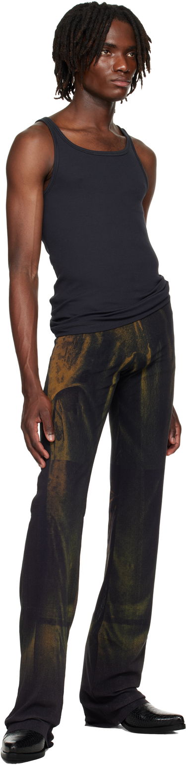 Joggingbukser Jean Paul Gaultier Jean Paul Gaultier Mesh Printed Water Sweatpants Sort | 25/03-W-TR019-M004P-4812, 3
