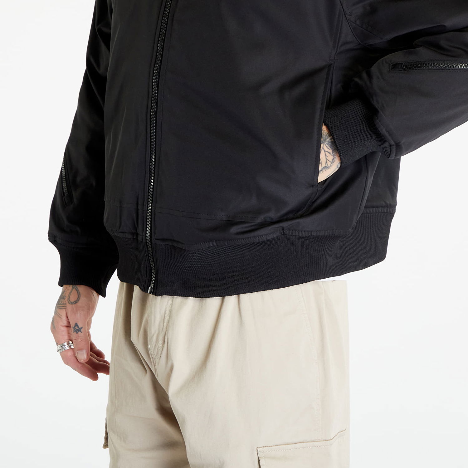 Bomberjakke CALVIN KLEIN Jeans Fashion Bomber Jacket Black Sort | J30J324070 BEH, 1
