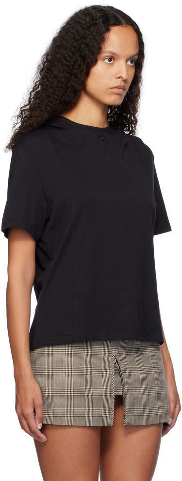T-shirt Courrèges Short Sleeve Cropped T-Shirt Hvid | 424JTS159JS0175, 4