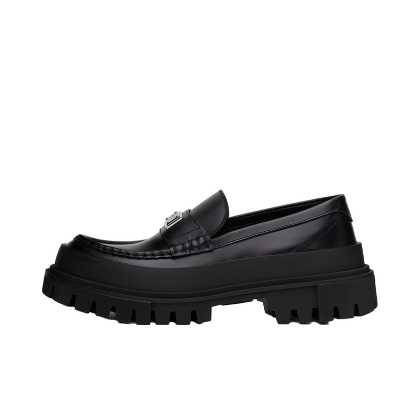 Sneakers og sko Dolce & Gabbana Black Hi-Trekking Loafers Sort | A30170AI027