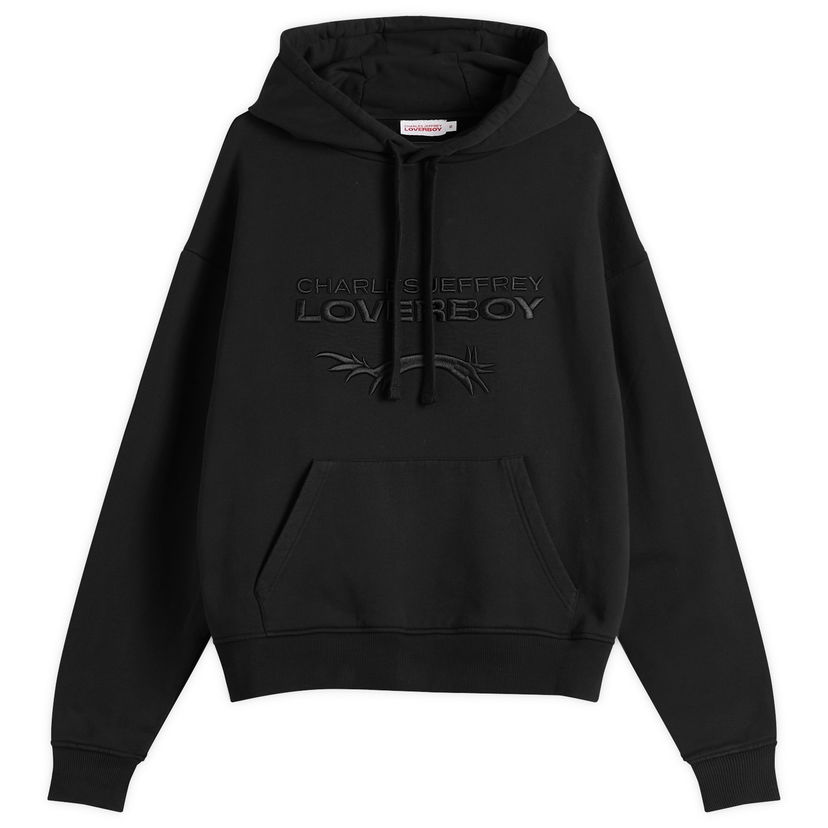 Sweatshirt Charles Jeffrey Loverboy Charles Jeffrey Loverboy Logo Hoodie Sort | 054100401