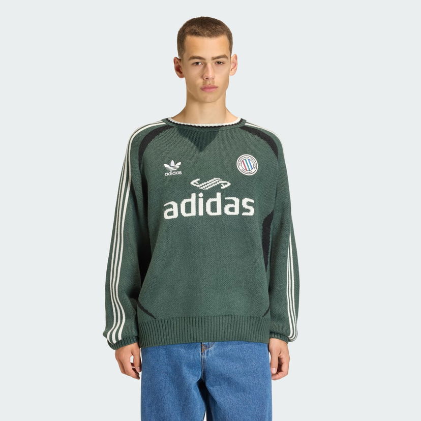 Sweater adidas Performance Adicolor Blokecore Sweater Grøn | KQ5082