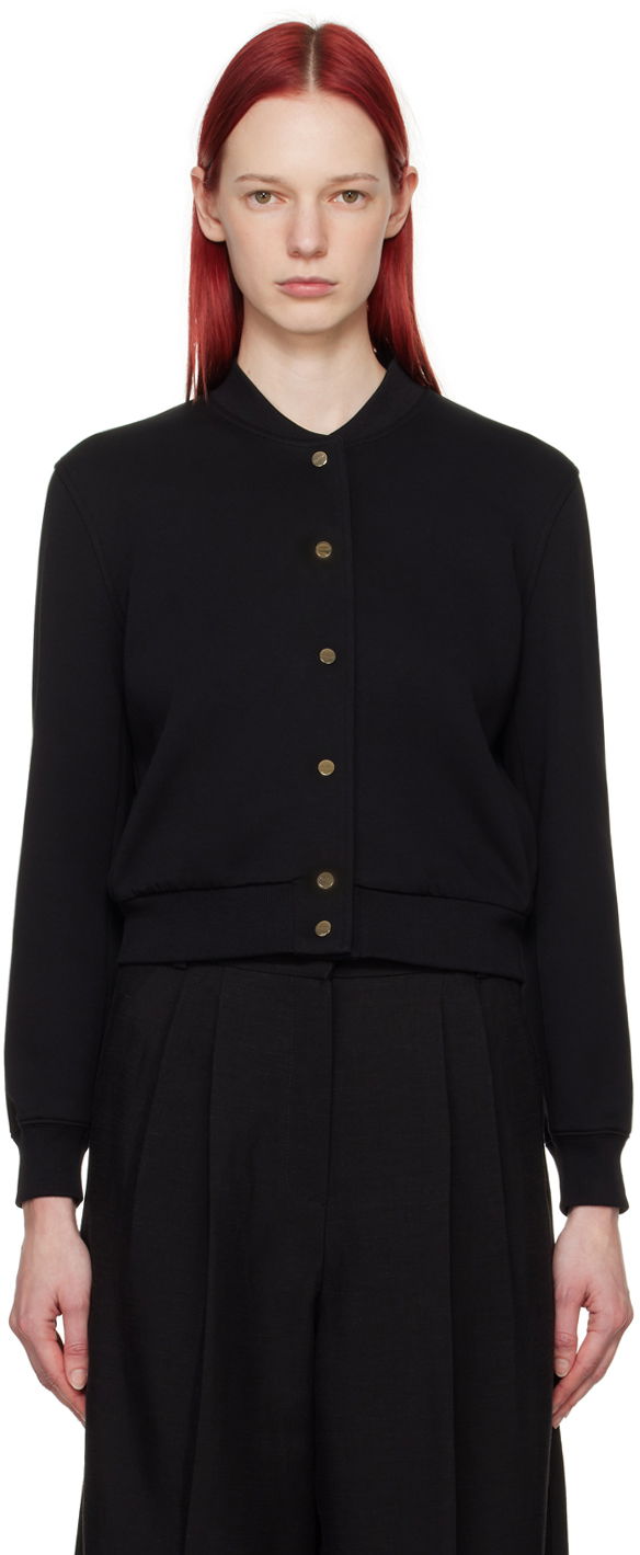 Sweater Max Mara Max Mara Barbano Bomber Jacket Sort | 2419911023600