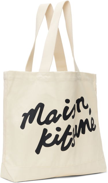 Mulepose MAISON KITSUNÉ Maison Kitsuné Handwriting Tote Bag Sort | OW05124WW9042, 3