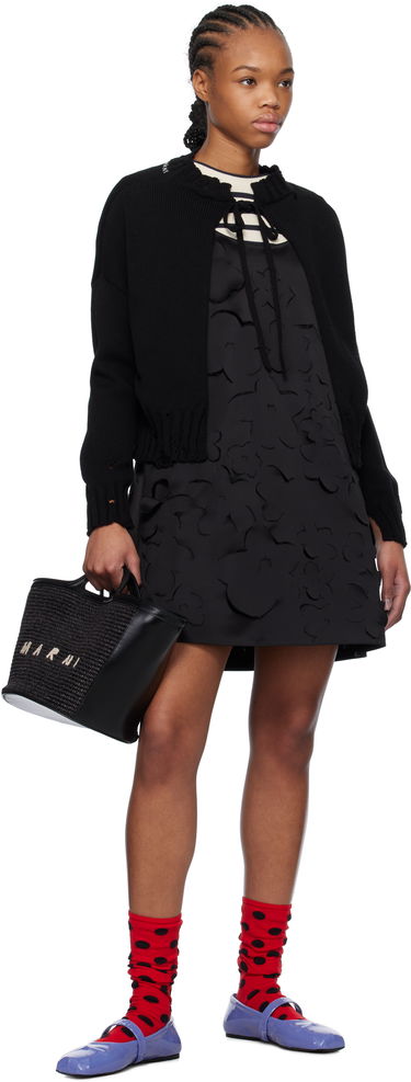 Sweater Marni Marni Worn Ribs Shrug Sweater Sort | GCMD0579A0 UFC652, 3