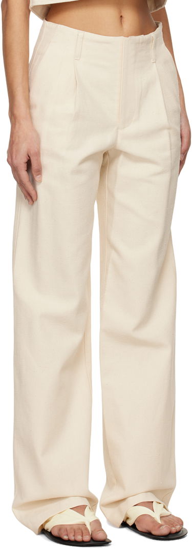 Bukser Loulou de Saison Loulou de Saison Jiva Wide-Leg Trousers Sort | JIVA, 4