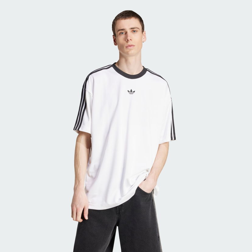 T-shirt adidas Performance Adicolor Jersey T-Shirt Hvid | JW5877