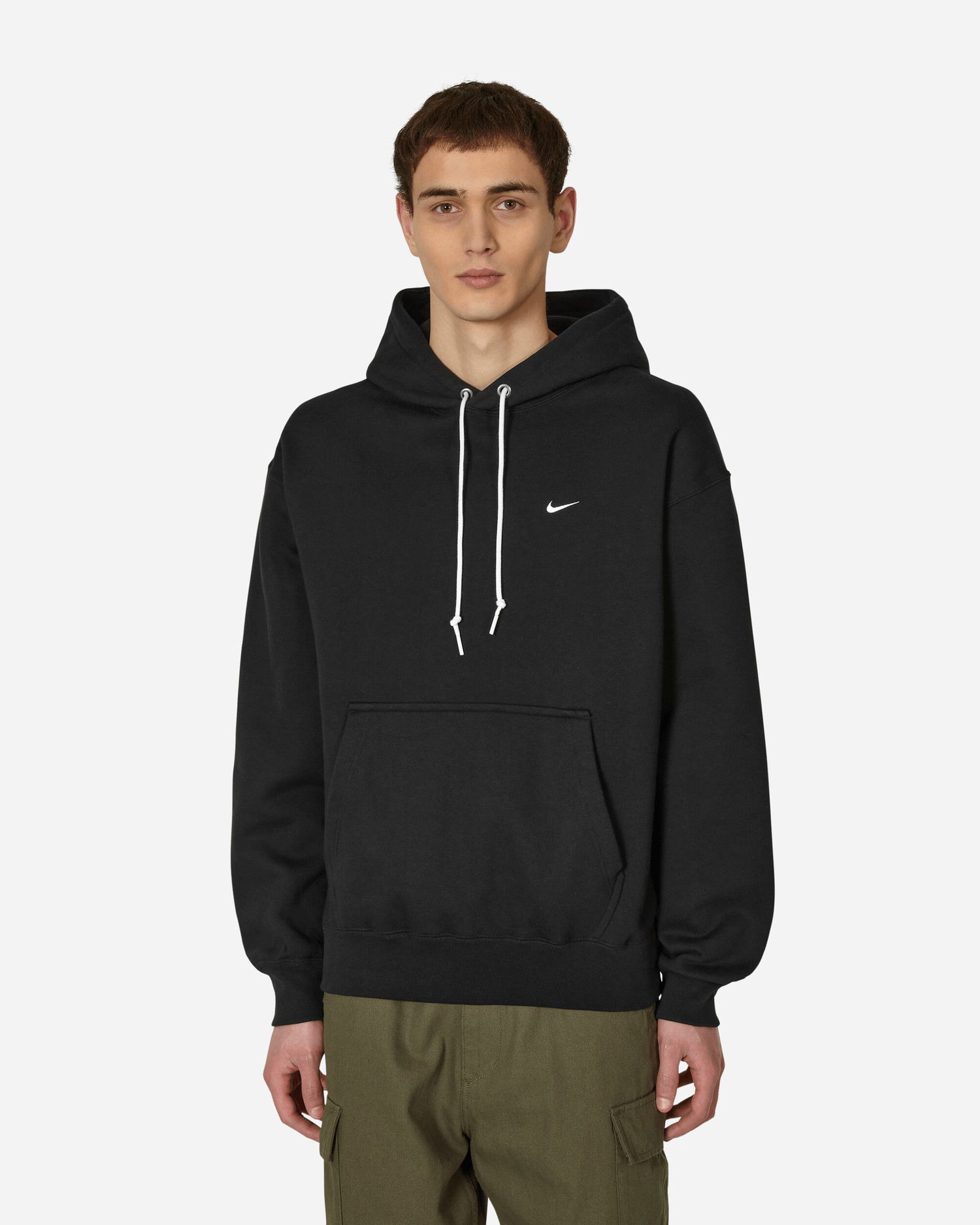 Sweatshirt Nike Solo Swoosh Hooded Sweatshirt Sort | DX1355-010, 0