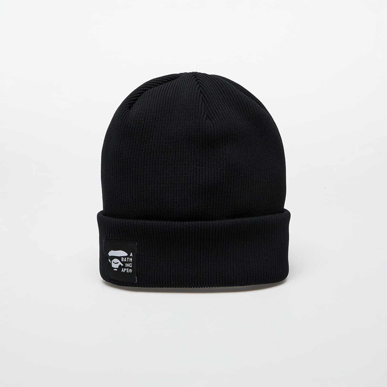 Beanie BAPE Logo Knit Cap Sort | 001HTK801008M BLK, 1