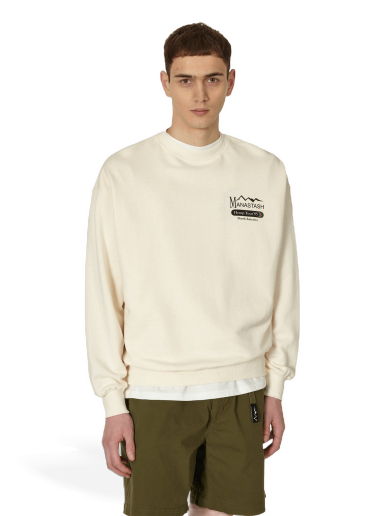 Sweatshirt Manastash Hemp Tour Cascade Crewneck Beige | 7923132007 414