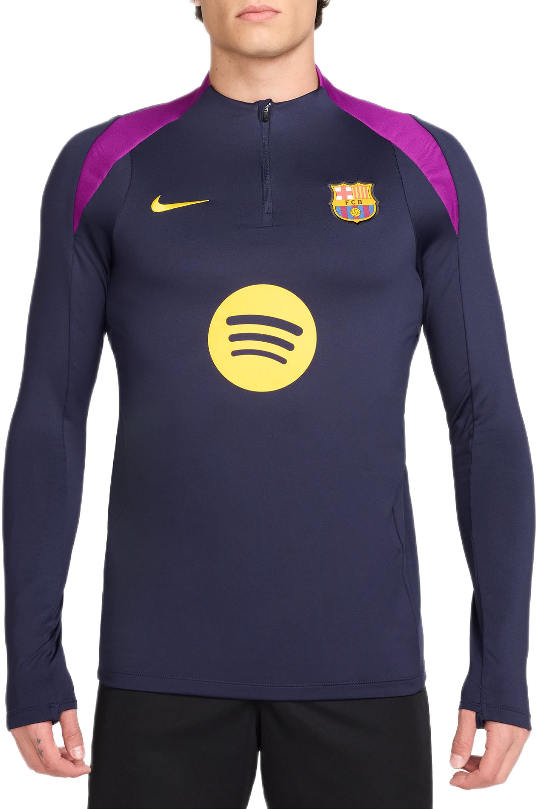 T-shirt Nike FCB Nike Dri-FIT Strike Drill Top Mørkeblå | hj7774-597, 0