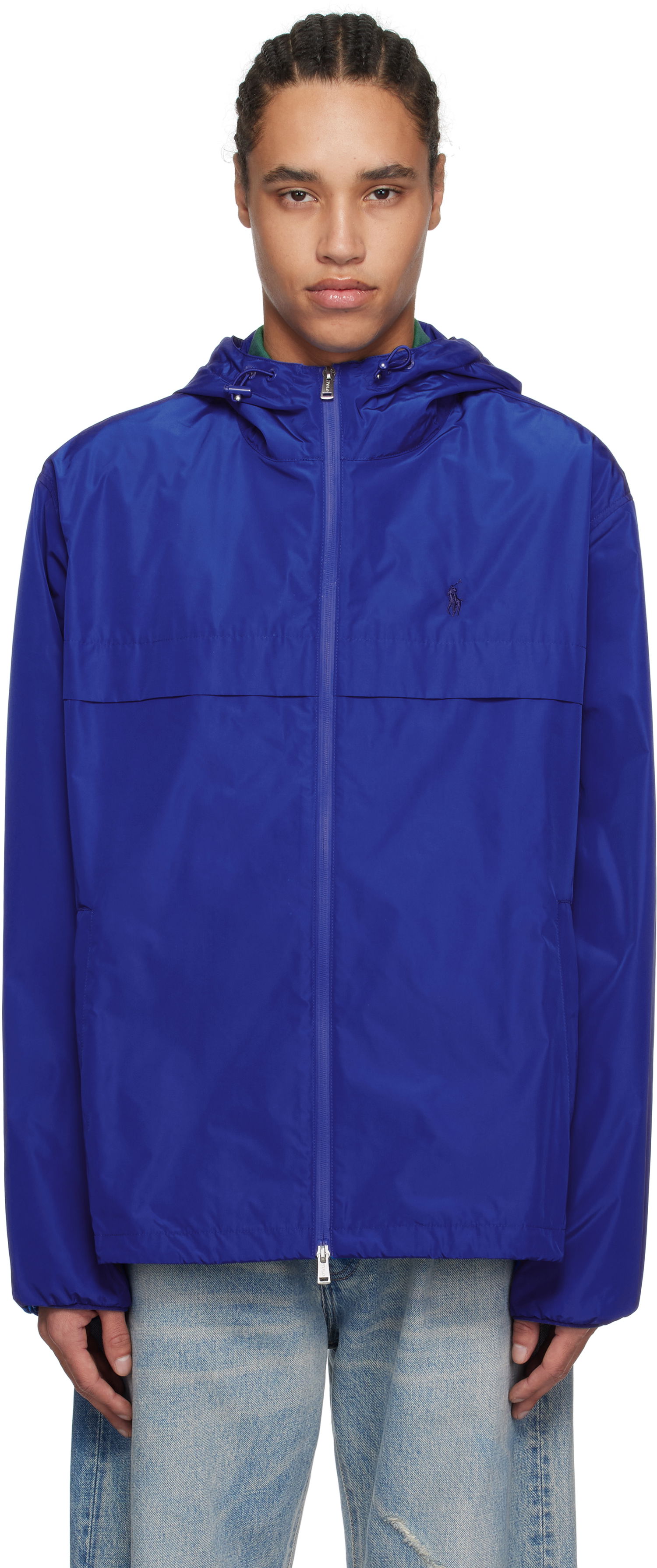 Vindjakke Polo by Ralph Lauren Ralph Lauren Eco Simplux Windbreaker Jacket Blå | 710970124001, 0