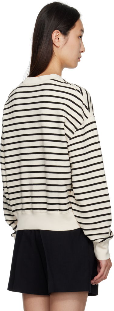 Sweatshirt Anine Bing ANINE BING Dean Striped Sweatshirt Hvid | A-08-11436-MTL69, 2
