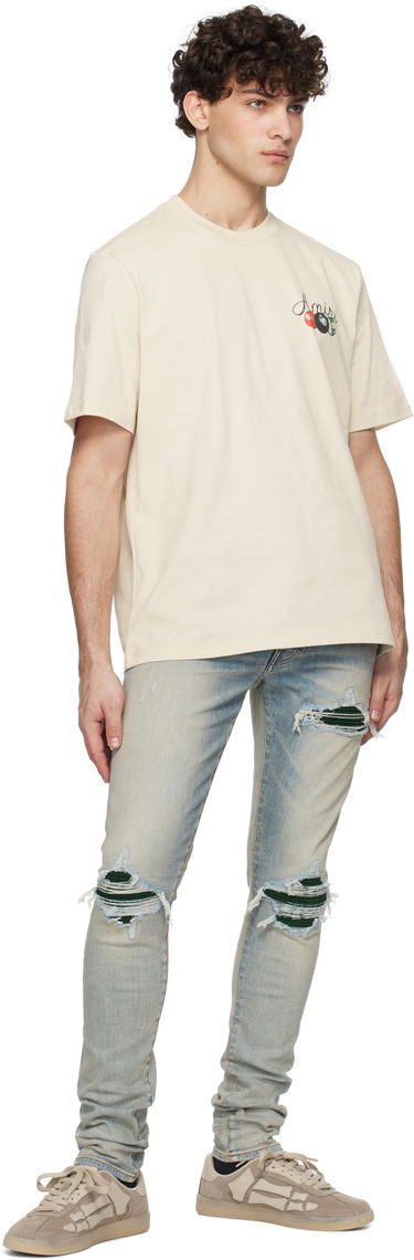 T-shirt AMIRI Pool Cue Graphic T-Shirt Beige | AMJYTE1135, 3