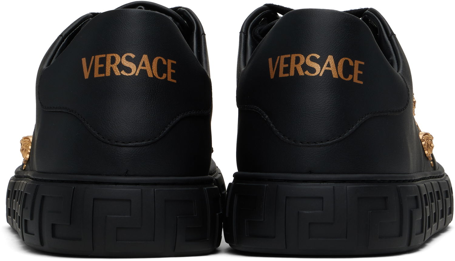 Tøj Versace Versace Studded Greca Sort | 1014460_1A13065, 1