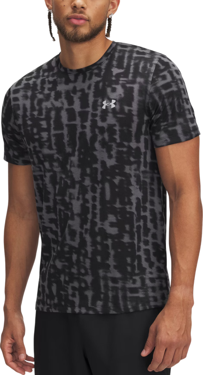 T-shirt Under Armour Launch Printed Short Sleeve T-Shirt Grå | 1389687-001