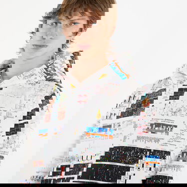 Sweatshirt Pleasures Textbook Hoodie Flerfarvet | P25F023-MULTI, 1