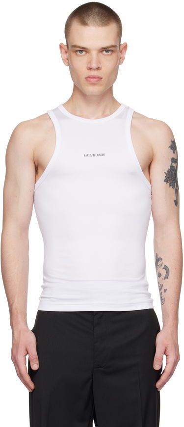 Tanktop Han Kjøbenhavn Designer Bonded Tank Top Hvid | M-132840, 0