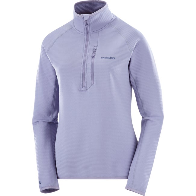 Sweater Salomon Lightweight Quarter-Zip Fleece Lilla | LC2445000, 1