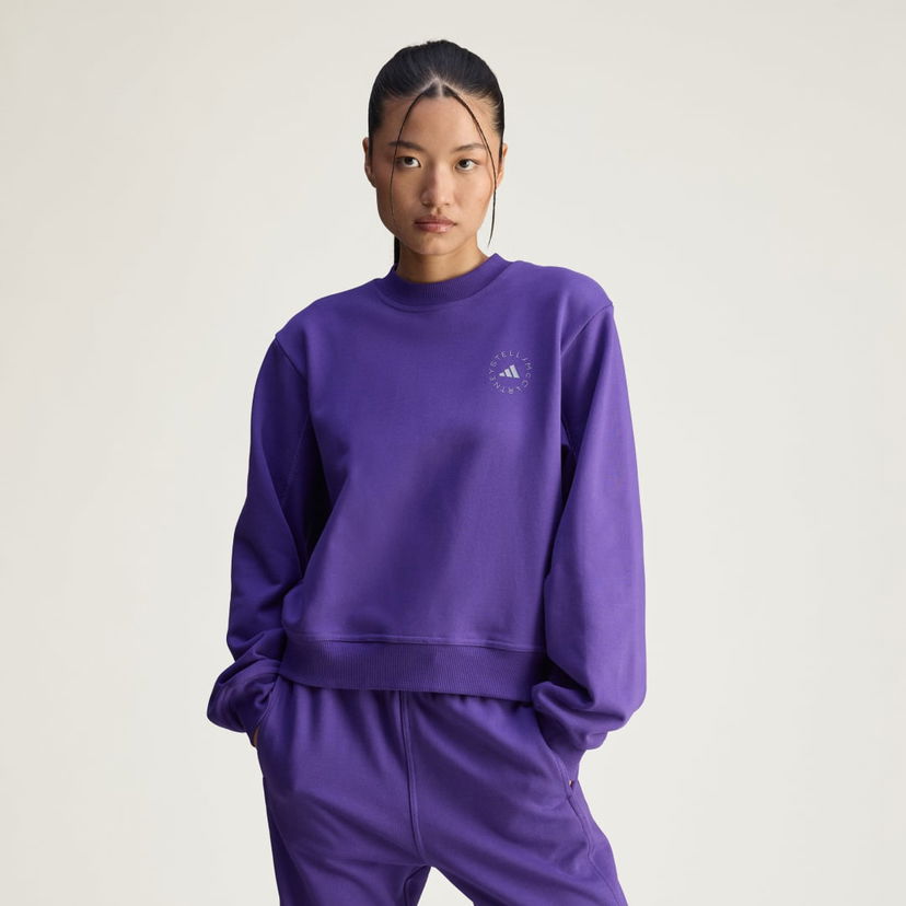 Sweatshirt adidas Performance adidas by Stella McCartney Regular Sweatshirt Lilla | JW4691