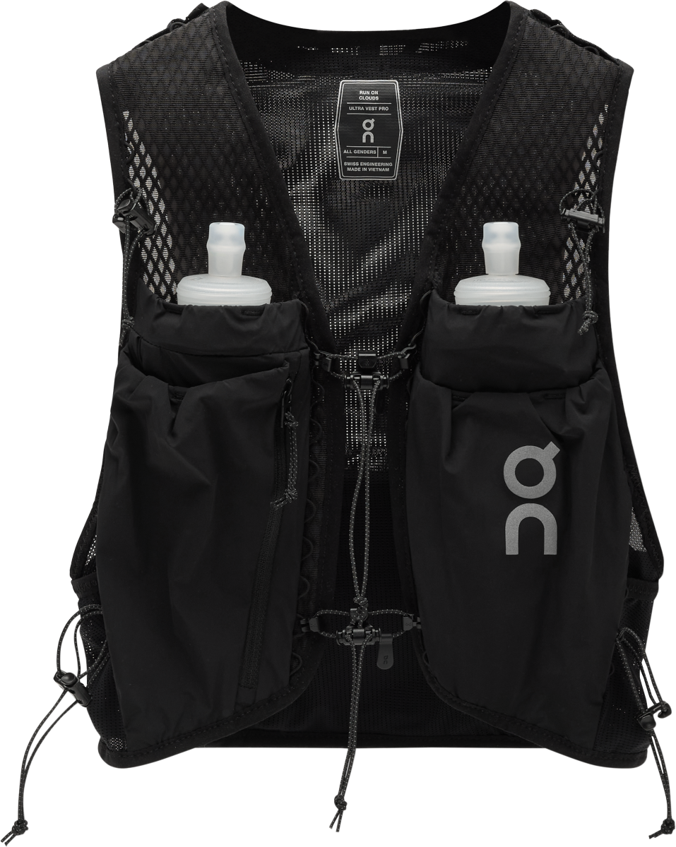Rygsæk On Running Ultra Vest Pro + 2 flasks Sort | 2uf30130553, 0